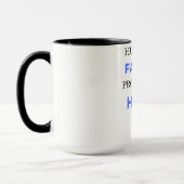 Husband Vater Protector Hero bl Tasse (Links)