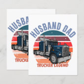 Husband Vater Trucker Legend (Vorne/Hinten)