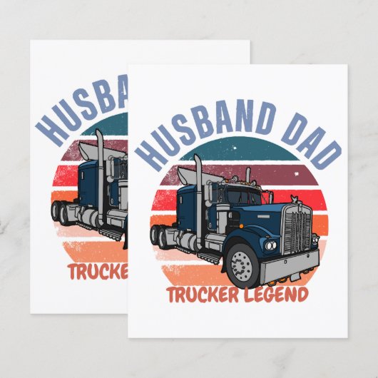 Husband Vater Trucker Legend (Vorne/Hinten)