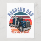 Husband Vater Trucker Legend (Rückseite)
