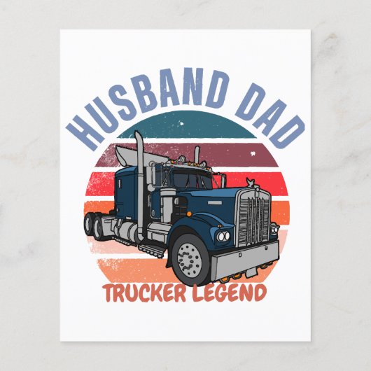 Husband Vater Trucker Legend (Rückseite)
