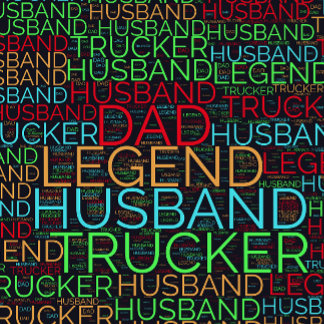 Husband Vater Trucker Legend T-Shirt