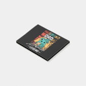 Husband Vater Video Game Legende Post-it Klebezettel (angewinkelt)