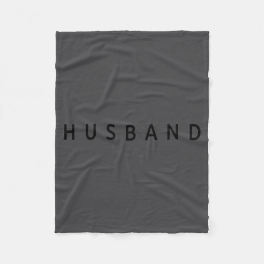Husband Wedding Married Couple Wife Matching Husba Fleecedecke (Vorderseite)