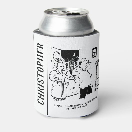 Husband Will nicht zu fragen Dosenkühler (Kanne Rückseite)