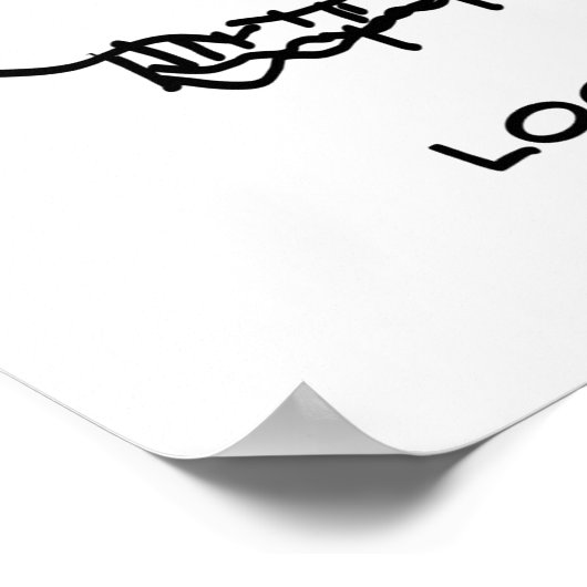 Husband Will nicht zu fragen Poster (Ecke)