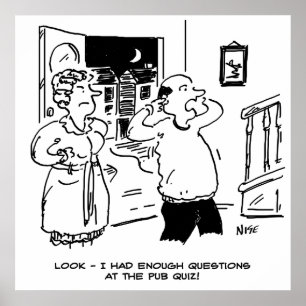 Husband Will nicht zu fragen Poster