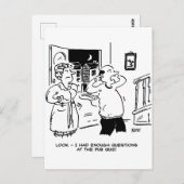 Husband Will nicht zu fragen Postkarte (Vorne/Hinten)