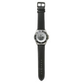 Husbands 1 Anniversary FOTO Gift aus der Ehefrau Armbanduhr (Flach)