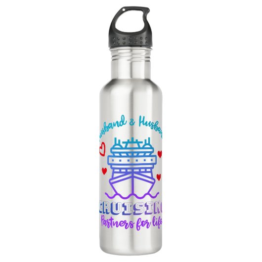 Husbands Cruise Partners SS Insulated Bottle Edelstahlflasche (Vorderseite)