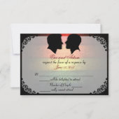 Husbands IV Custom Gay Wedding RSVP Cards (Vorderseite)