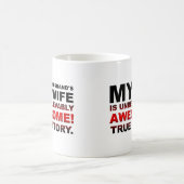 Husbands Phantastische Ehefrau Funny Mug Kaffeetasse (Mittel)