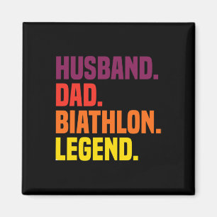 Husbynd Vater Biathlon Legend Magnet