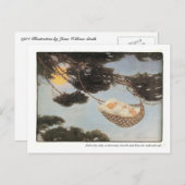 Hush-a-Bye, Baby Kinderzimmer Rhyme New Baby Ankündigungspostkarte (Vorne/Hinten)