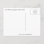 Hush-a-Bye, Baby Kinderzimmer Rhyme New Baby Ankündigungspostkarte (Rückseite)