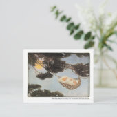 Hush-a-Bye, Baby Kinderzimmer Rhyme New Baby Ankündigungspostkarte (Stehend Vorderseite)