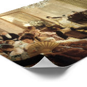 Hush a Young Woman Playing Violine Poster (Ecke)