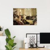 Hush, Das Konzert von James Tissot Poster (Heimbüro)