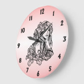 Hush Große Wanduhr (Winkel)