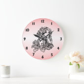 Hush Große Wanduhr (Zuhause)