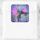 HUSH HUSH Cover Art Sticker (Tasche)