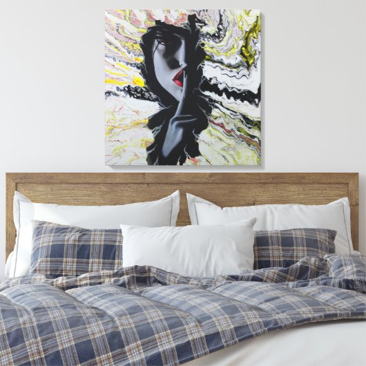 Hush Leinwanddruck (Insitu (Schlafzimmer))