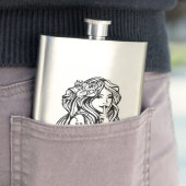 Hush Monogram Flachmann (Beispiel)