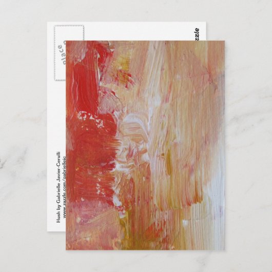 Hush Postkarte (Vorne/Hinten)