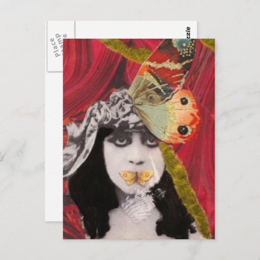 Hush Postkarte (Vorne/Hinten)