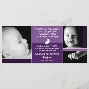 Hush Said the Moon Birth Ankündigung