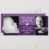 Hush Said the Moon Birth Ankündigung (Vorne/Hinten)