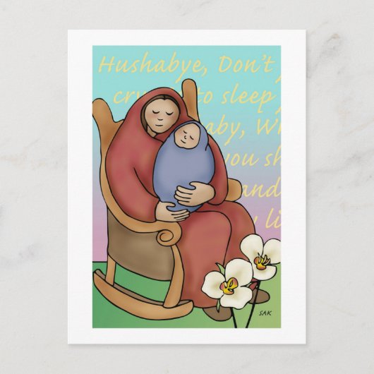 Hushabye Mama Postkarte (Vorderseite)