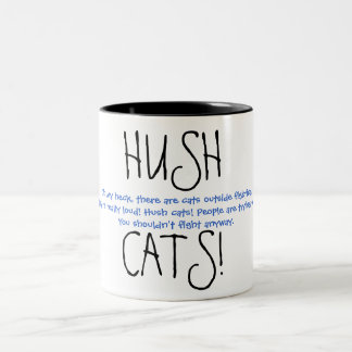 HUSHCATS! Ver. 3 Zweifarbige Tasse