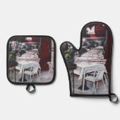 Hushed Daylight Ofenhandschuh & Topflappen-Set (Vorderseite)