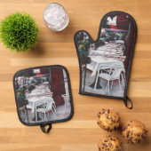 Hushed Daylight Ofenhandschuh & Topflappen-Set (Oben Unten)