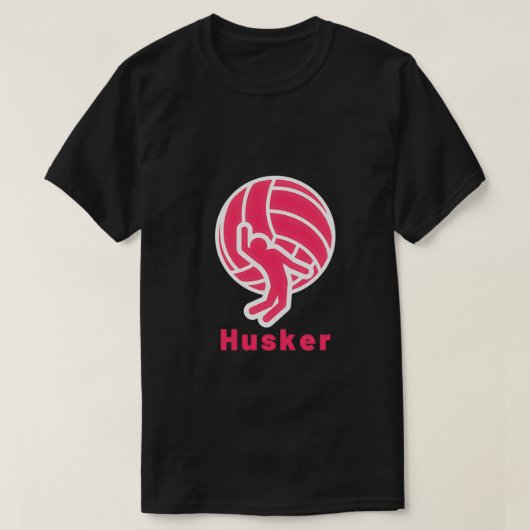 Husker Volleyball T-Shirt (Design vorne)