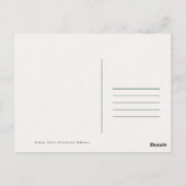 Huskey Pet Dog Foto Postkarte (Rückseite)