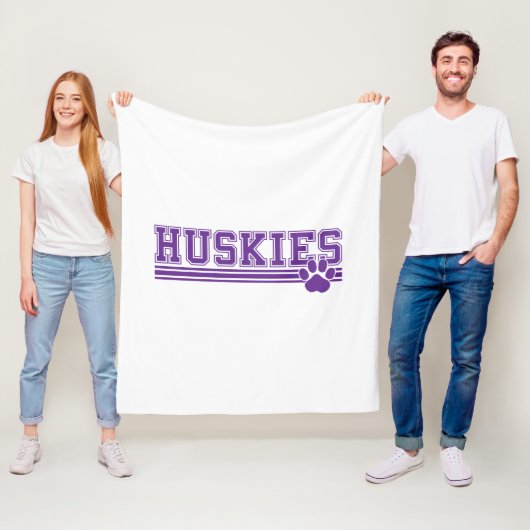 Huskie Fleece Blanket (Beispiel)