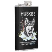 Huskies: Berufliche Howlers und Teilzeitkomiker Flachmann (Rechts)