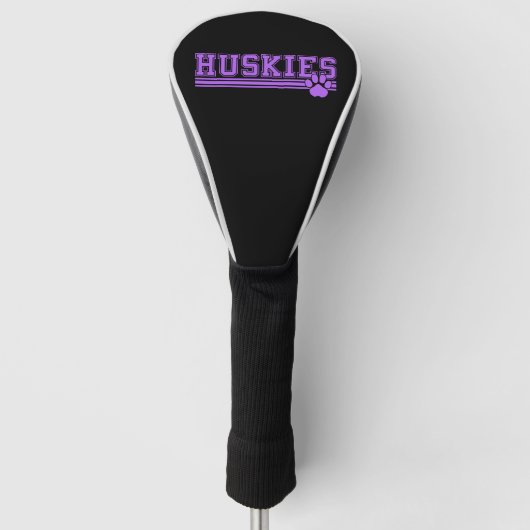 Huskies Club Golf Headcover (Vorderseite)
