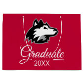 Huskies der Nord-Illinois| Abschluss Große Geschenktüte (Vorderseite)