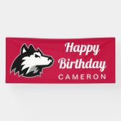 Huskies der Nord-Illinois| Geburtstag Banner (Horizontal)