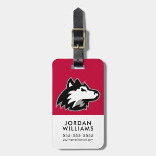 Huskies der Nord-Illinois Gepäckanhänger