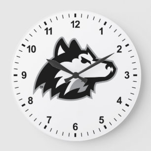 Huskies der Nord-Illinois Große Wanduhr