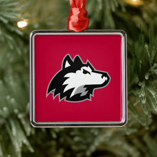 Huskies der Nord-Illinois Ornament Aus Metall (Baum)