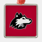 Huskies der Nord-Illinois Ornament Aus Metall (Vorne)