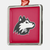 Huskies der Nord-Illinois Ornament Aus Metall (Links)