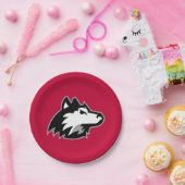 Huskies der Nord-Illinois Pappteller (Party)