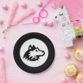Huskies der Nord-Illinois Pappteller (Party)