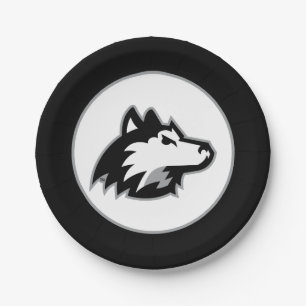 Huskies der Nord-Illinois Pappteller